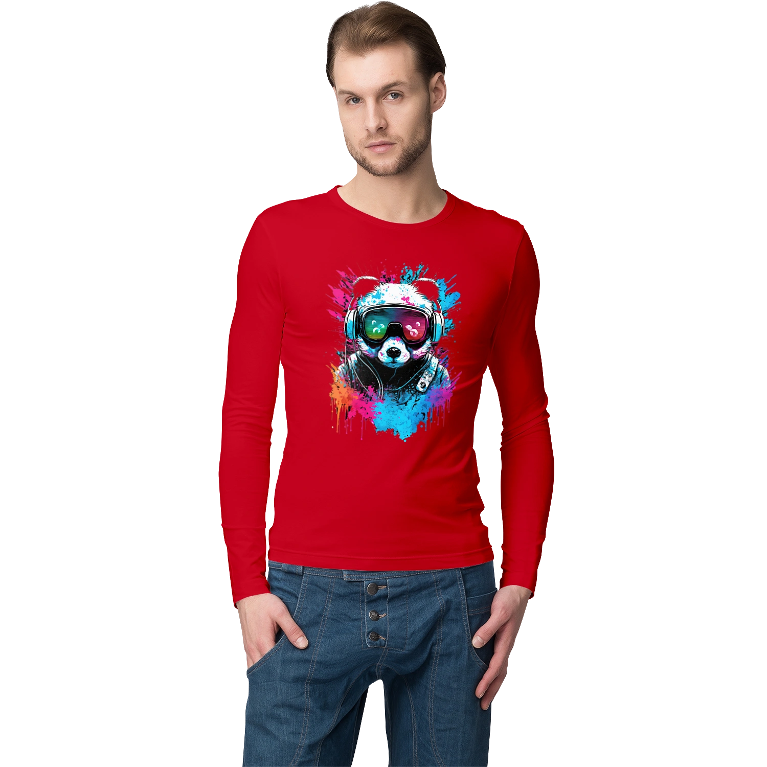 Panda in VR Helmet 3