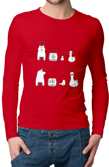 Мужской лонгслив с принтом Full Stack Developer. Айти, айтишник, бекенд, код, кодить, программирование, программист, фронтенд, фулстек, юмор. 2070702