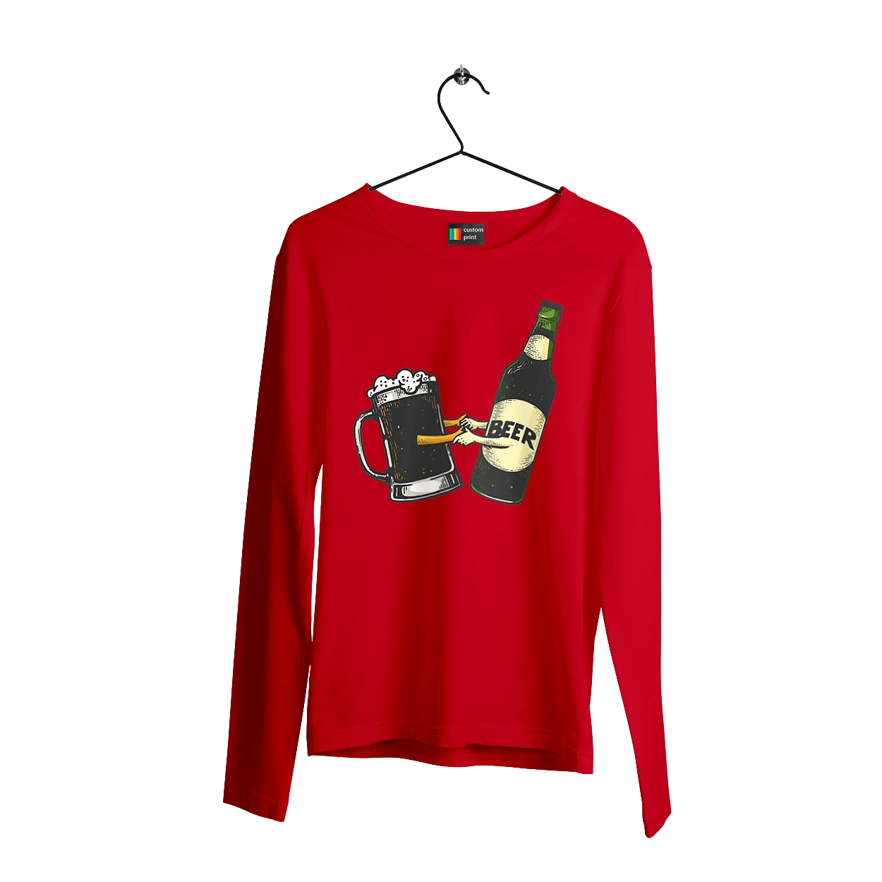 Bottle Of Beer With A Glass Of Beer