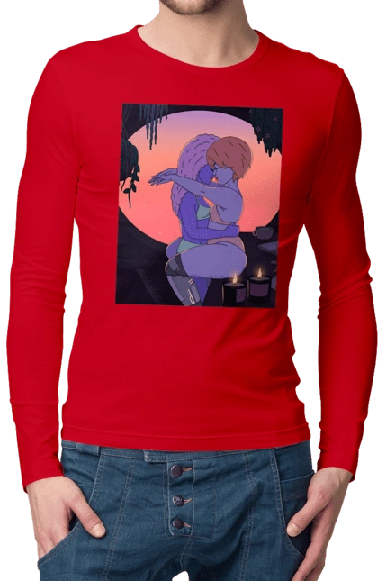 Purple Girls Hugging