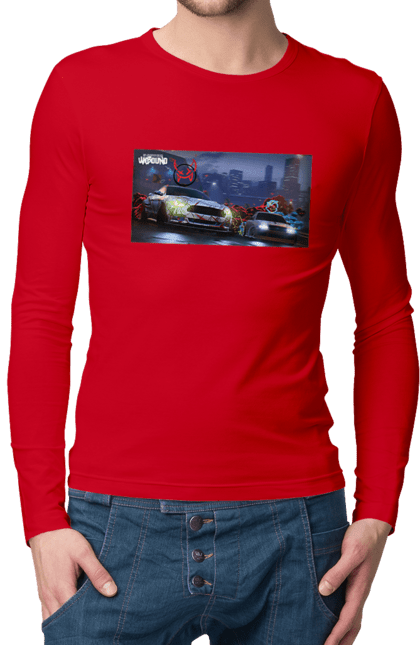 Men`s longsleeve with prints Need for Speed Unbound. Heat, need, need for speed, nfs, speed, unbound. 2070702