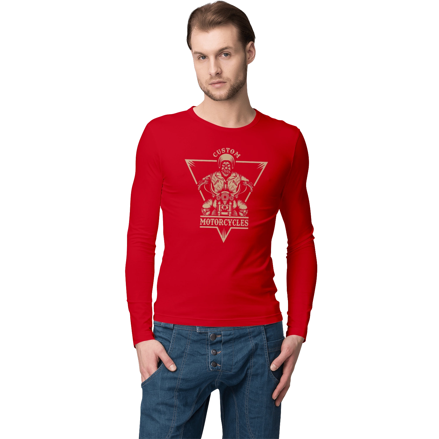 Скелет на мотоцикле