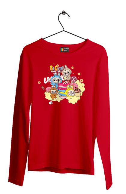 Чоловічий лонгслів з принтом "Labubu". Labubu, weird cute, іграшки, лабубу. 2070702