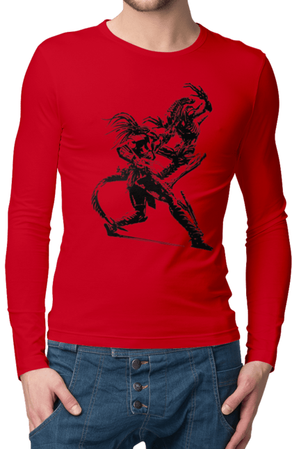 Men's longsleeve with prints The Predator. Alien, cinema, film, predator, thriller. 2070702