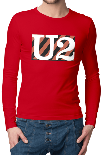 Men's longsleeve with prints Group U2. Alternative rock, dance rock, group, music, post-punk, rock, soft rock, tour. 2070702