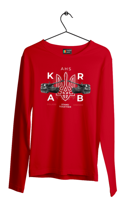 Men`s longsleeve with prints AHS KRAB. Ahs krab, crab, himars, weapon, zaluzhny. 2070702