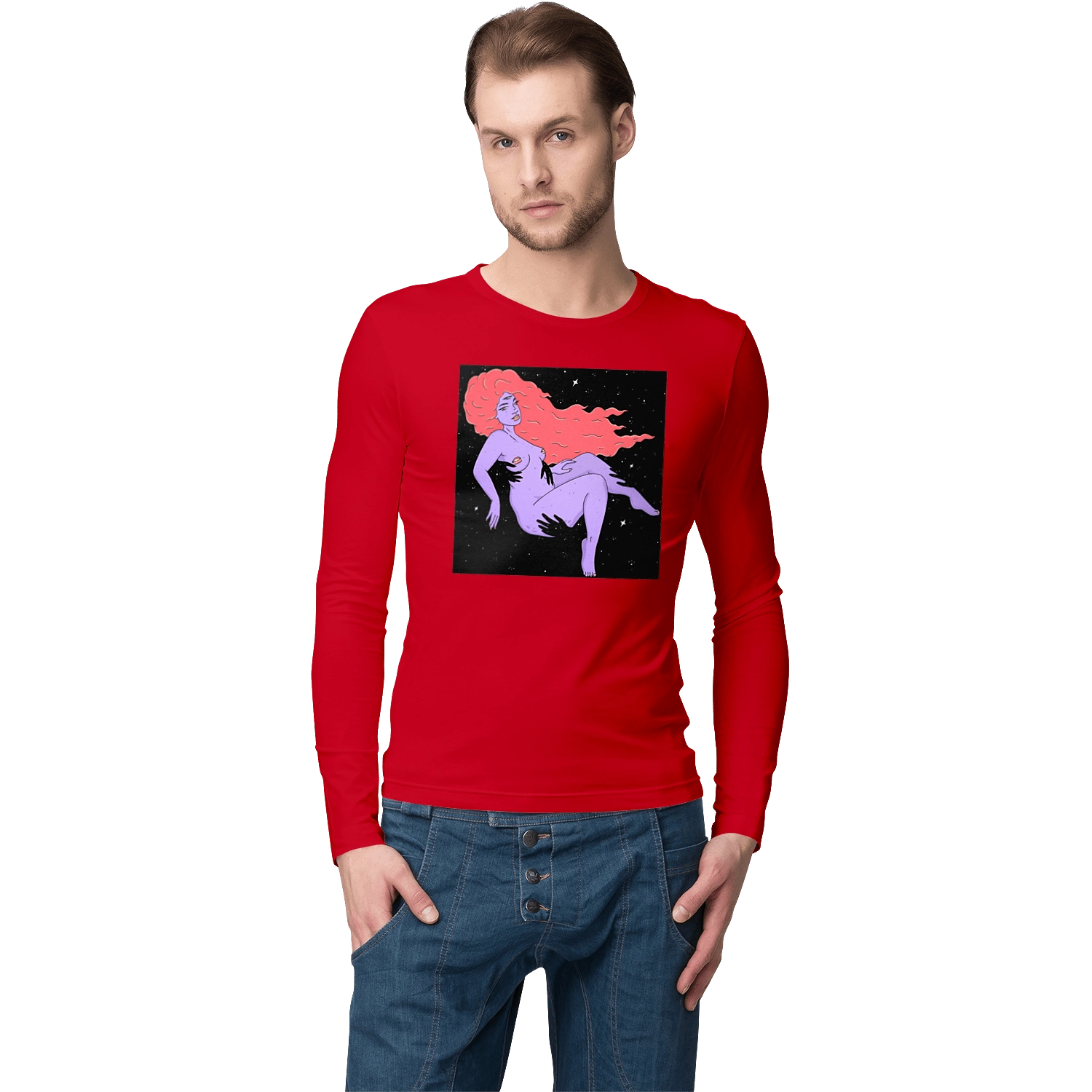 Фіолетова Дівчина В Чорній Дирі