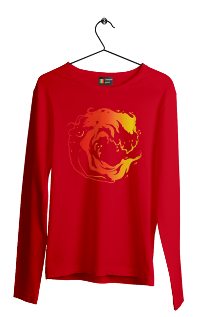 Men`s longsleeve with prints Girl wave. Girl, sea, wave. 2070702