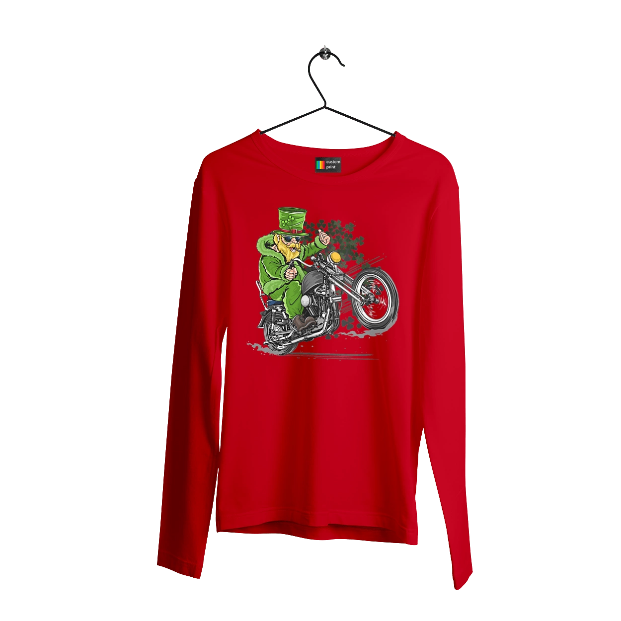 Patrick On A Motorcycle