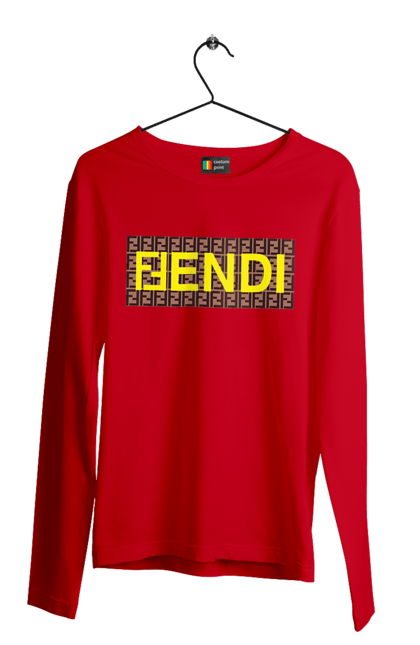 Men's longsleeve with prints Fendi. Bag, brand, clothes, fashion, fashion house, fendi, italy, luxury, lvmh. 2070702