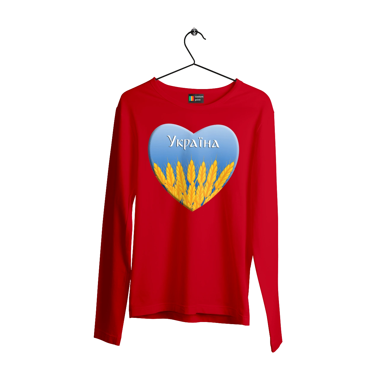 Серце з колосками Україна