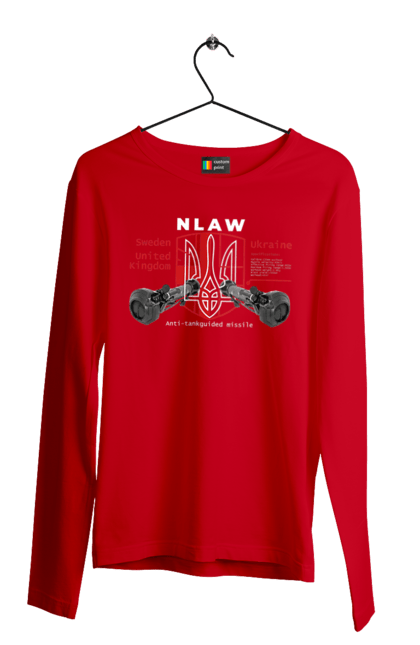Men`s longsleeve with prints NLAW. Caesar, himars, nlaw, patriot, weapons, zaluzhny. 2070702