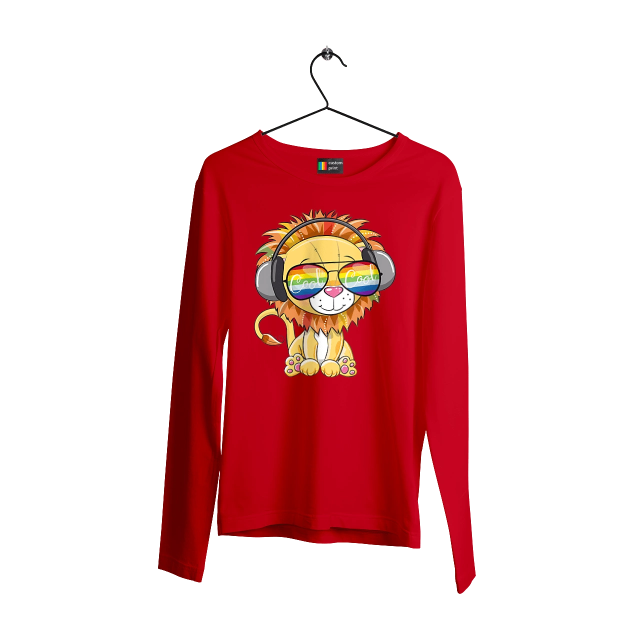 Lion In Glasses And Headphones