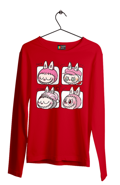 Чоловічий лонгслів з принтом "Labubu". Labubu, weird cute, іграшки, лабубу. 2070702