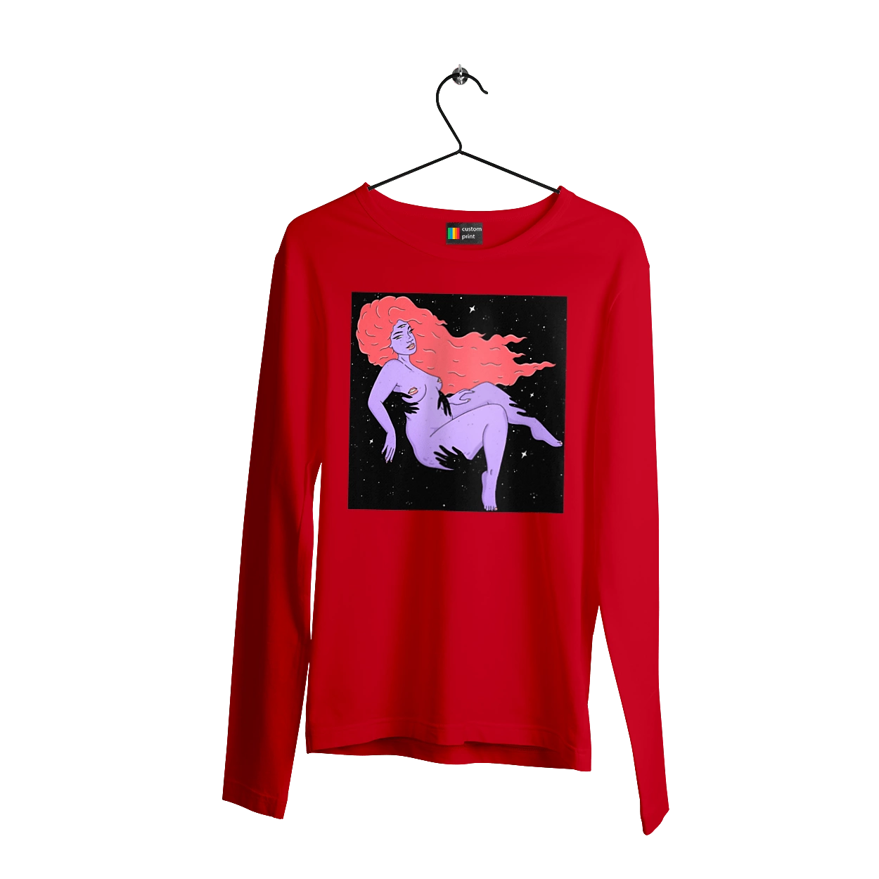 Фіолетова Дівчина В Чорній Дирі