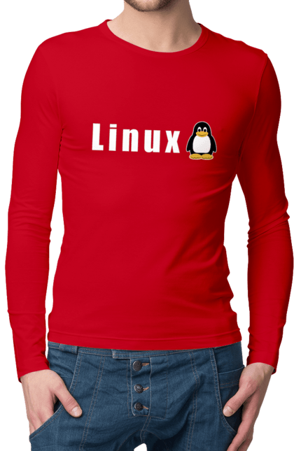 Чоловічий лонгслів з принтом "Linux". Linux, адміністратор, айті, айтішник, безкоштовна, безкоштовно, білий, вільна, доступність, комерційна, незалежність, операційна система, ос, пінгвін, програміст, програмне забезпечення, свобода, сервер, сисадмін, система, системний адміністратор, софт, текст. 2070702