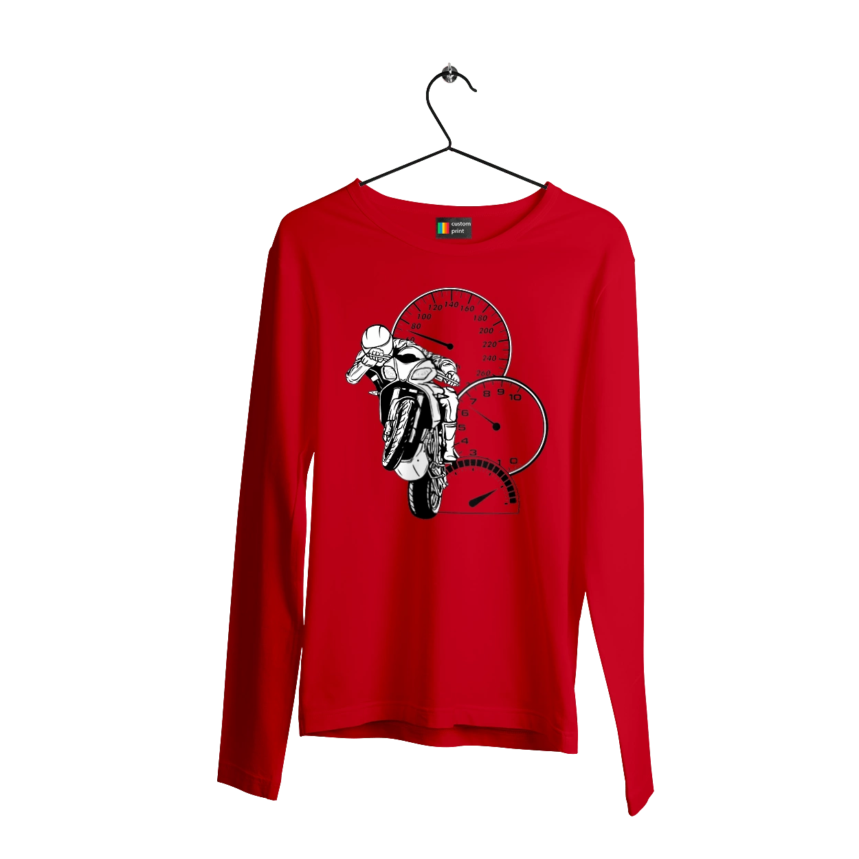 Motorcycle Speed Black