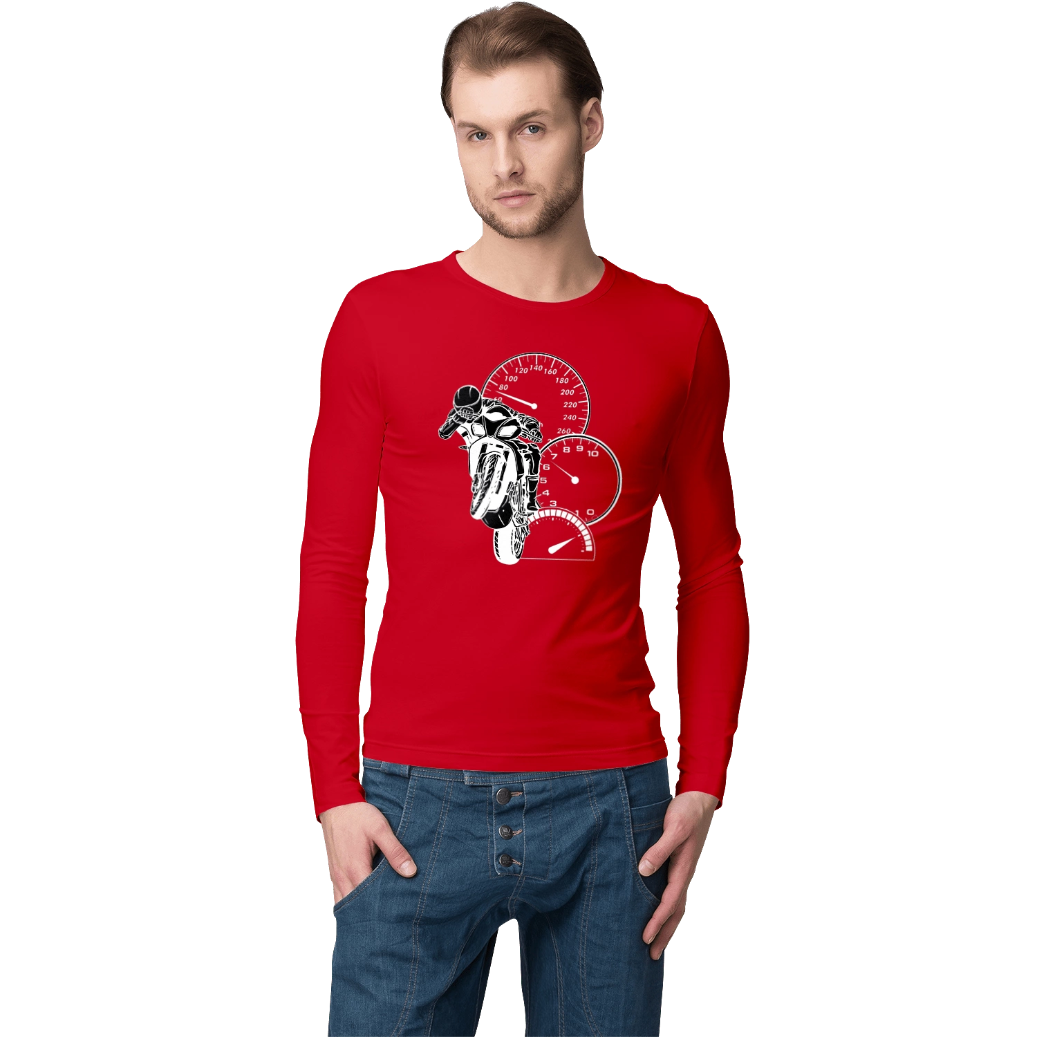 Motorcycle And Speed White