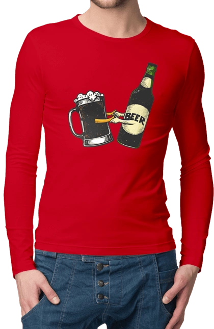 Bottle Of Beer With A Glass Of Beer