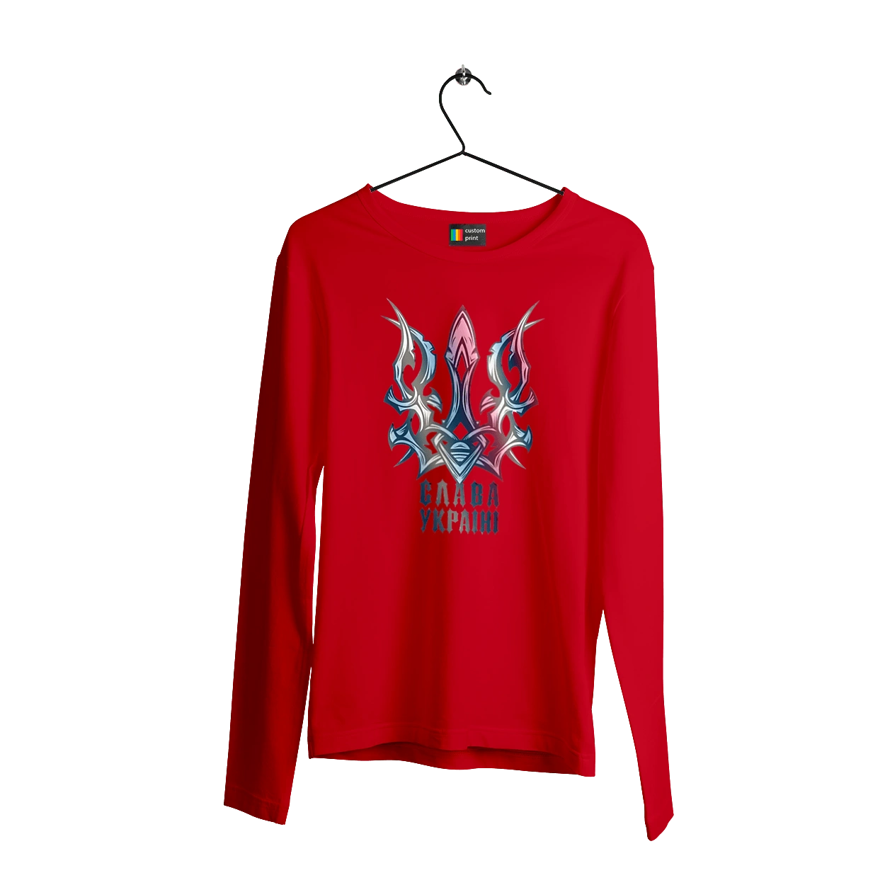 The Trident Glory to Ukraine is colored