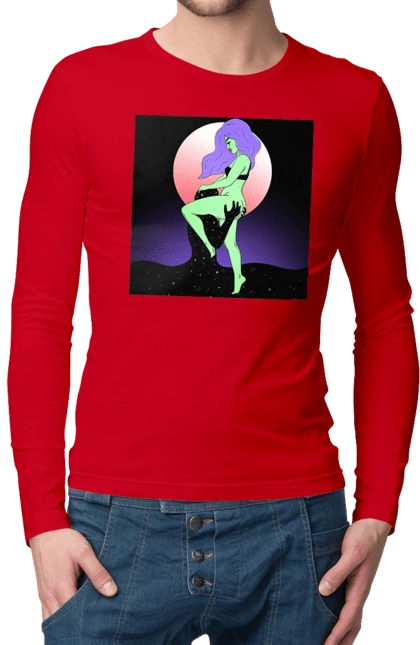 Green Girl And The Moon