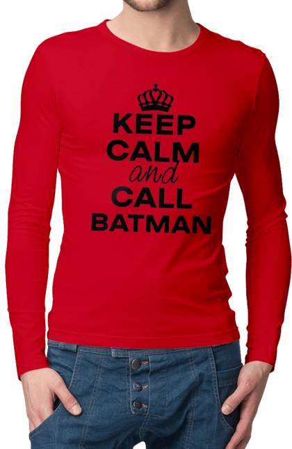 Keep Calm and Call Batman black