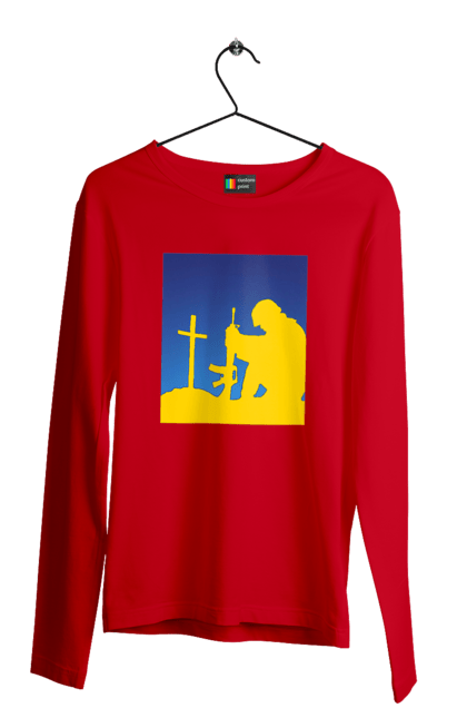 Чоловічий лонгслів з принтом "Патріот". Патриот, патриотизм, победа, свобода, украина, украинец. 2070702