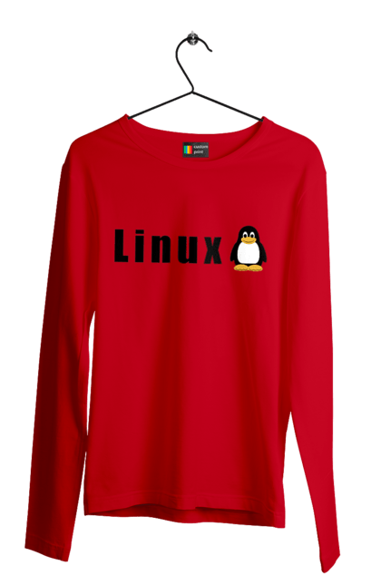 Чоловічий лонгслів з принтом "Linux". Linux, адміністратор, айті, айтішник, безкоштовна, безкоштовно, вільна, доступність, комерційна, незалежність, операційна система, ос, пінгвін, програміст, програмне забезпечення, свобода, сервер, сисадмін, система, системний адміністратор, софт, текст, чорний. 2070702
