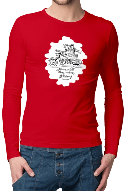 Шевченка на мотоциклі