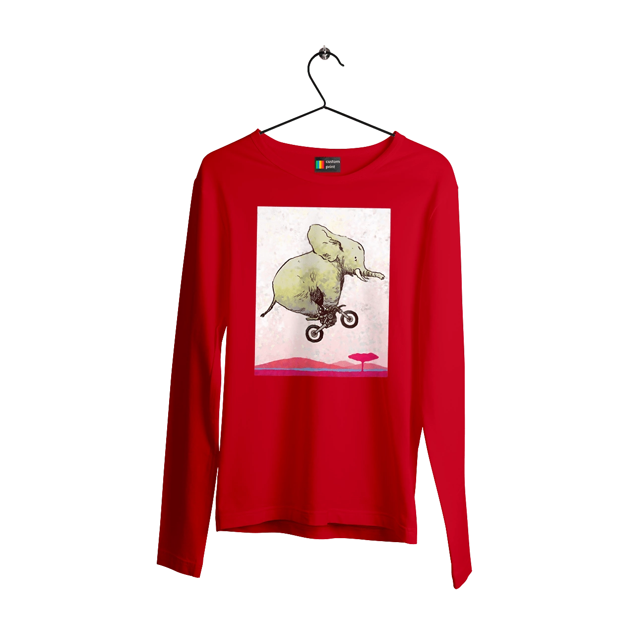 Elephant On A Motorcycle