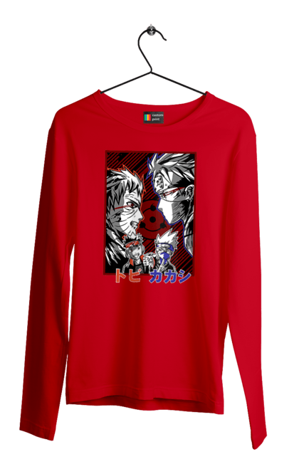 Men's longsleeve with prints Naruto Kakashi Hatake. Anime, kakashi, manga, naruto, shinobi, shonen, team number 7. 2070702