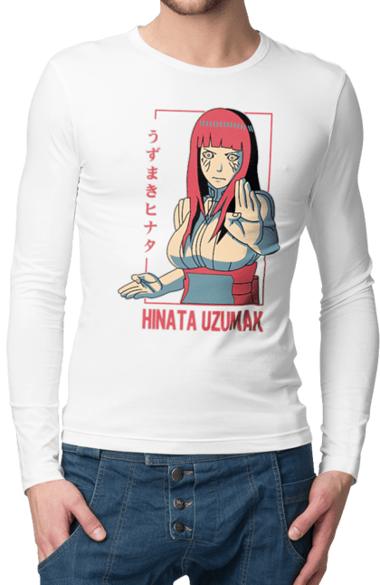 Чоловічій лонгслів з принтом "Наруто Хіната Х'юґа". Hinata, hinata hyuga, hyuga, naruto, аніме, манга, наруто, х юґа, хіната, хіната х юґа. 2070702