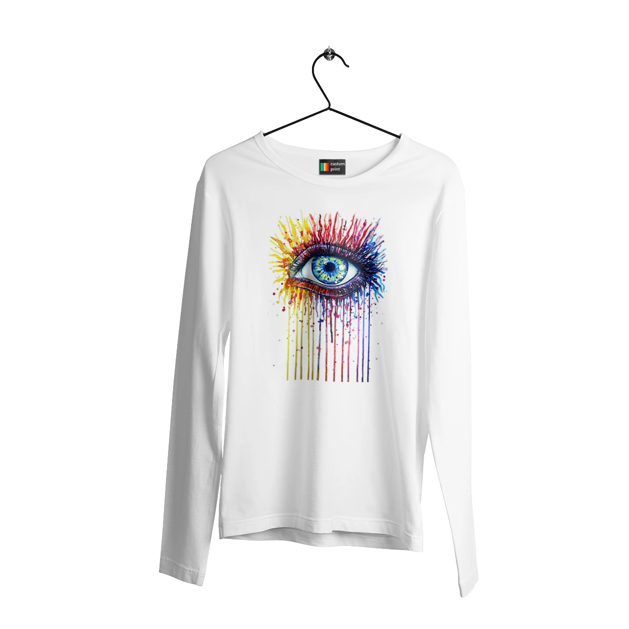 Colorful Flowing Eye