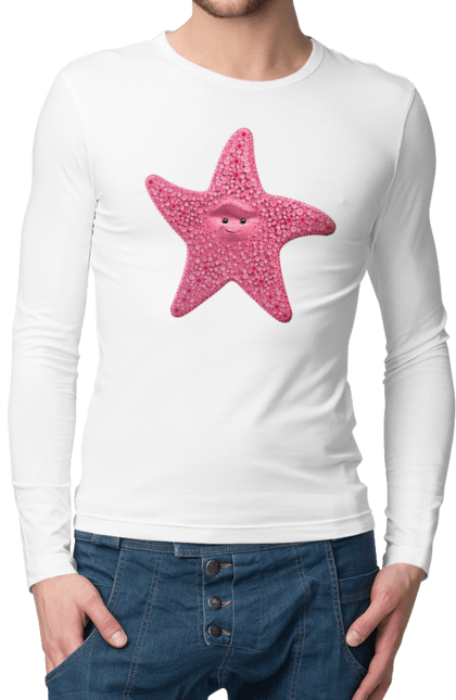 Чоловічий лонгслів з принтом "Зірка, В Пошуках Немо, Мультик". Зірка, мультик, у пошуках немо. 2070702