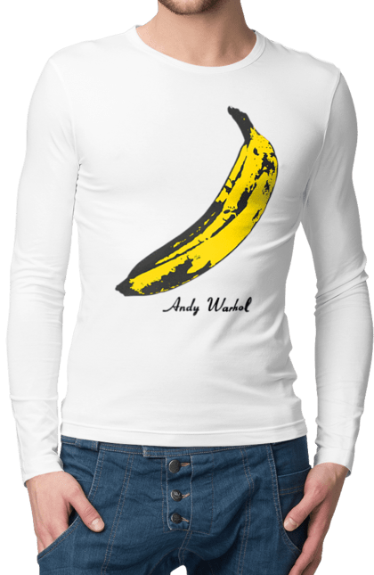 Men's longsleeve with prints The Velvet Underground. Art pop, art rock, avant-garde, experimental rock, folk rock, group, music, rock, velvet underground. 2070702