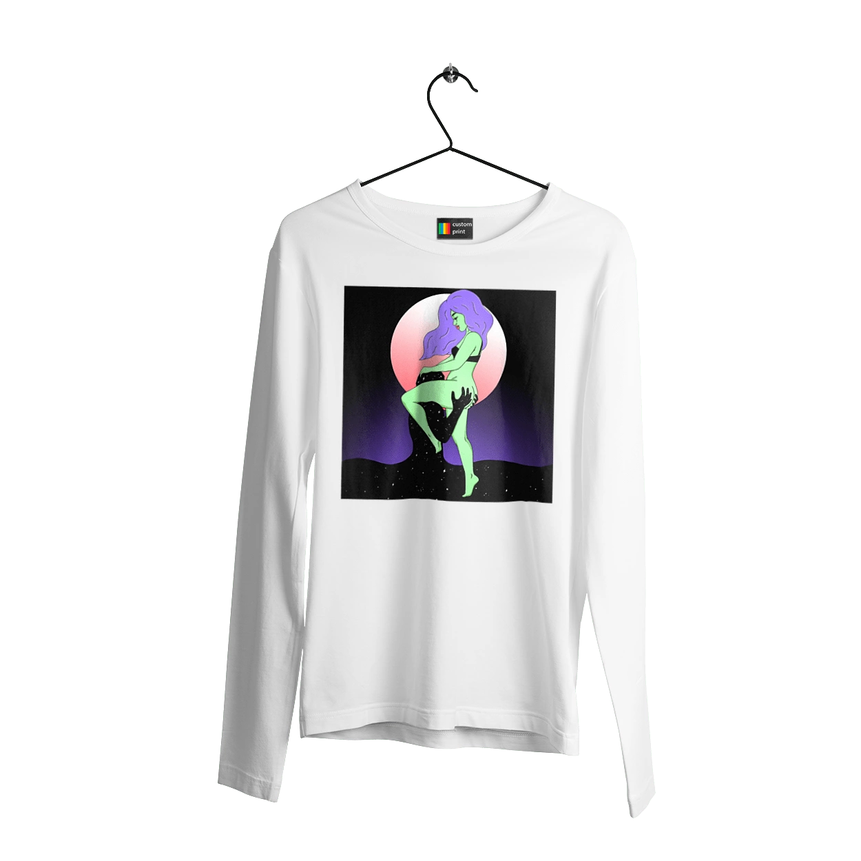 Зелена Дівчина І Місяць