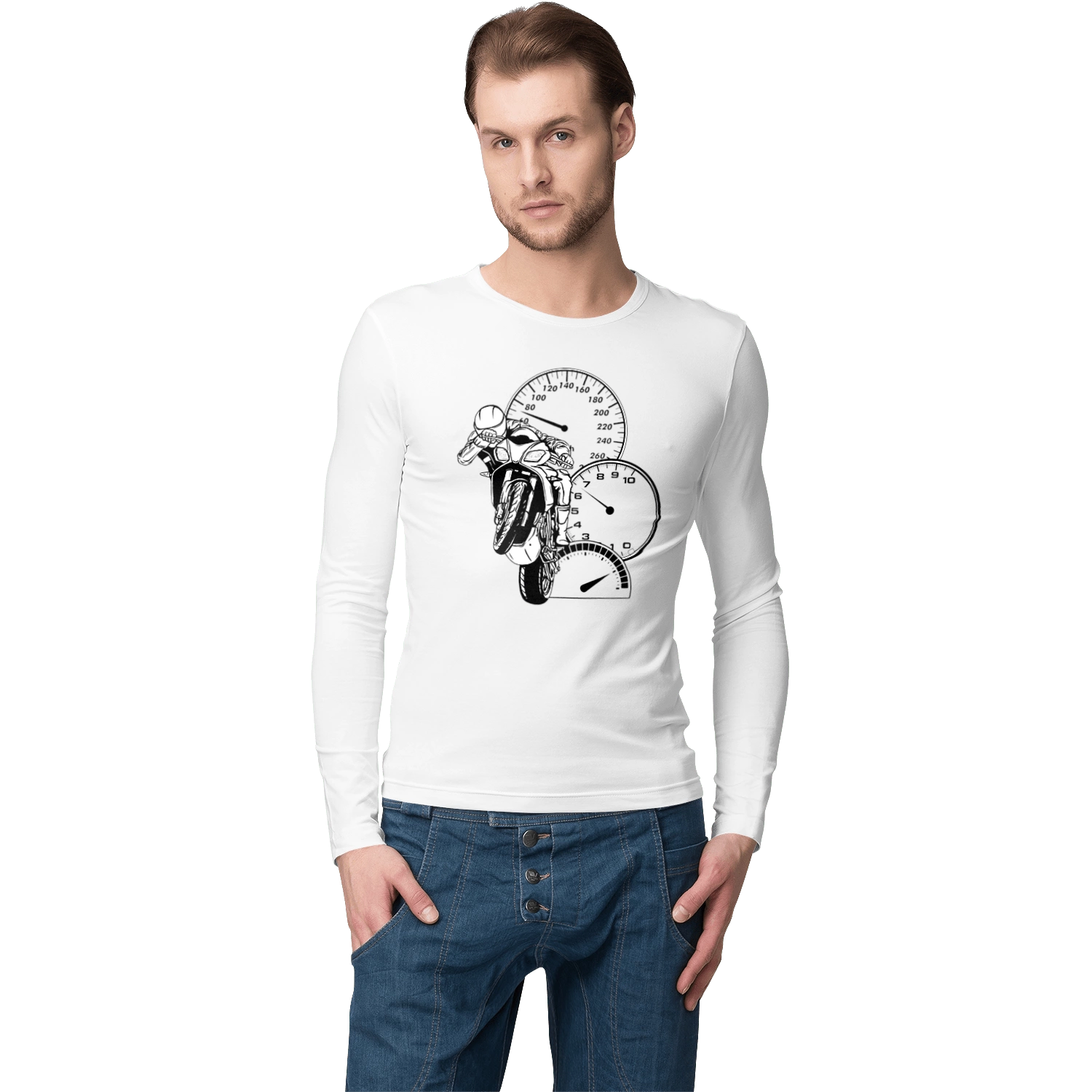 Motorcycle Speed Black