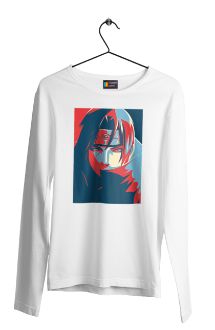 Men's longsleeve with prints Naruto Itachi. Anime, character, itachi, itachi uchiha, manga, naruto, ninja, tv series, uchiha. 2070702