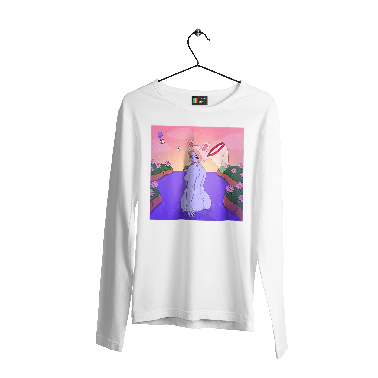 Purple Girl On The Hunt