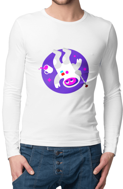 Чоловічий лонгслів з принтом "Космічний програміст". Angular, c, css, html, it, javascript, jquery, php, python, react, svelt, vue, айтишник, айті, гумор, код, кодувати, прогер, програміст, програмісти, ти ж, ти ж програміст, тиж програміст. 2070702