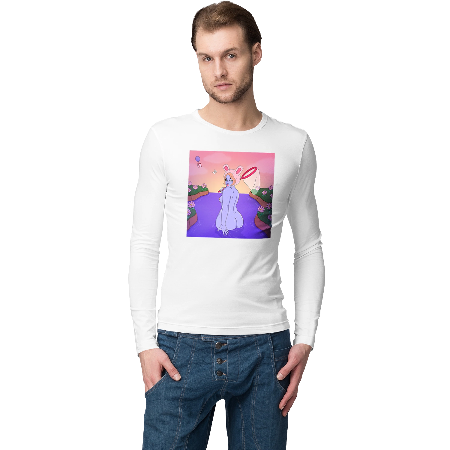 Purple Girl On The Hunt