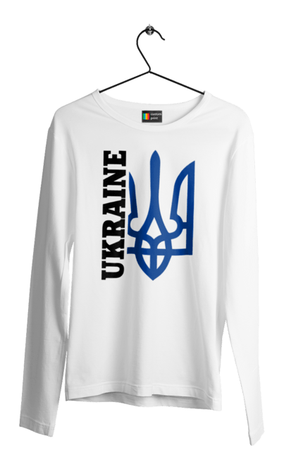 Чоловічий лонгслів з принтом "Герб України". Герб, україна. 2070702