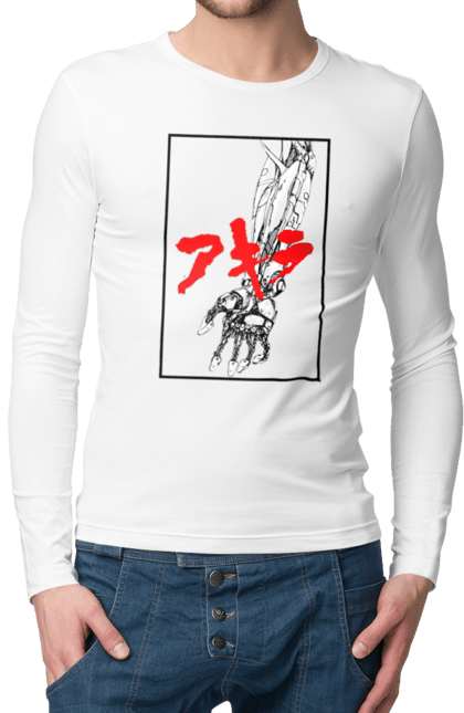 Men's longsleeve with prints Akira Tetsuo Shima. Akira, anime, cyberpunk, manga, tetsuo shima. 2070702