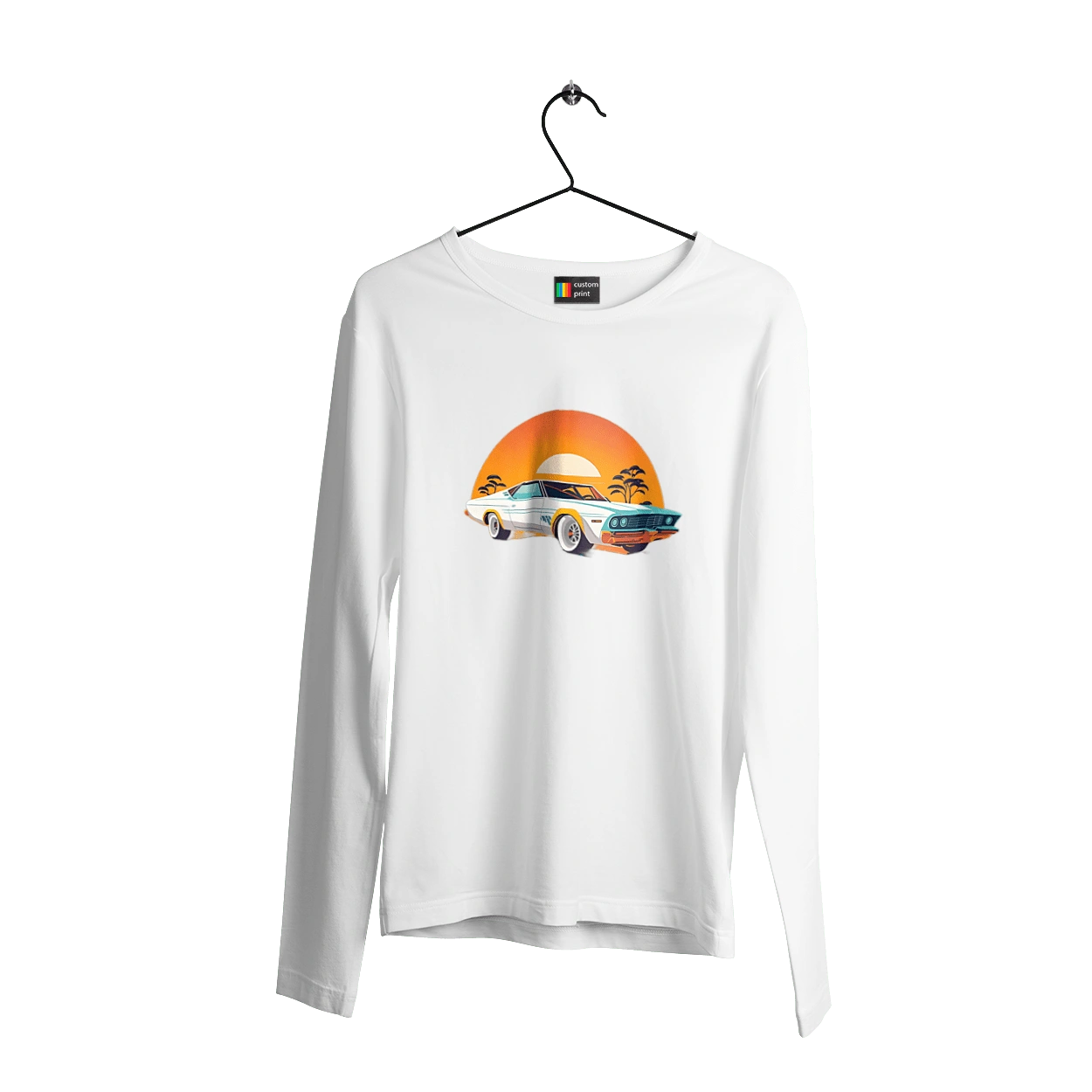 Красивая машина на закате