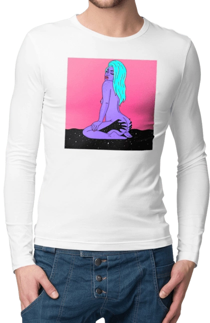 Purple Girl In Hands