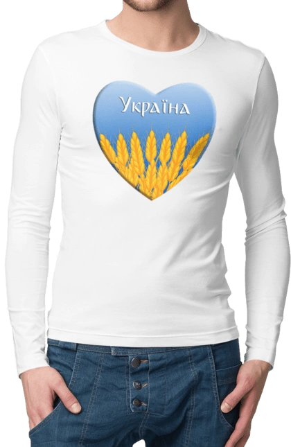 Серце з колосками Україна