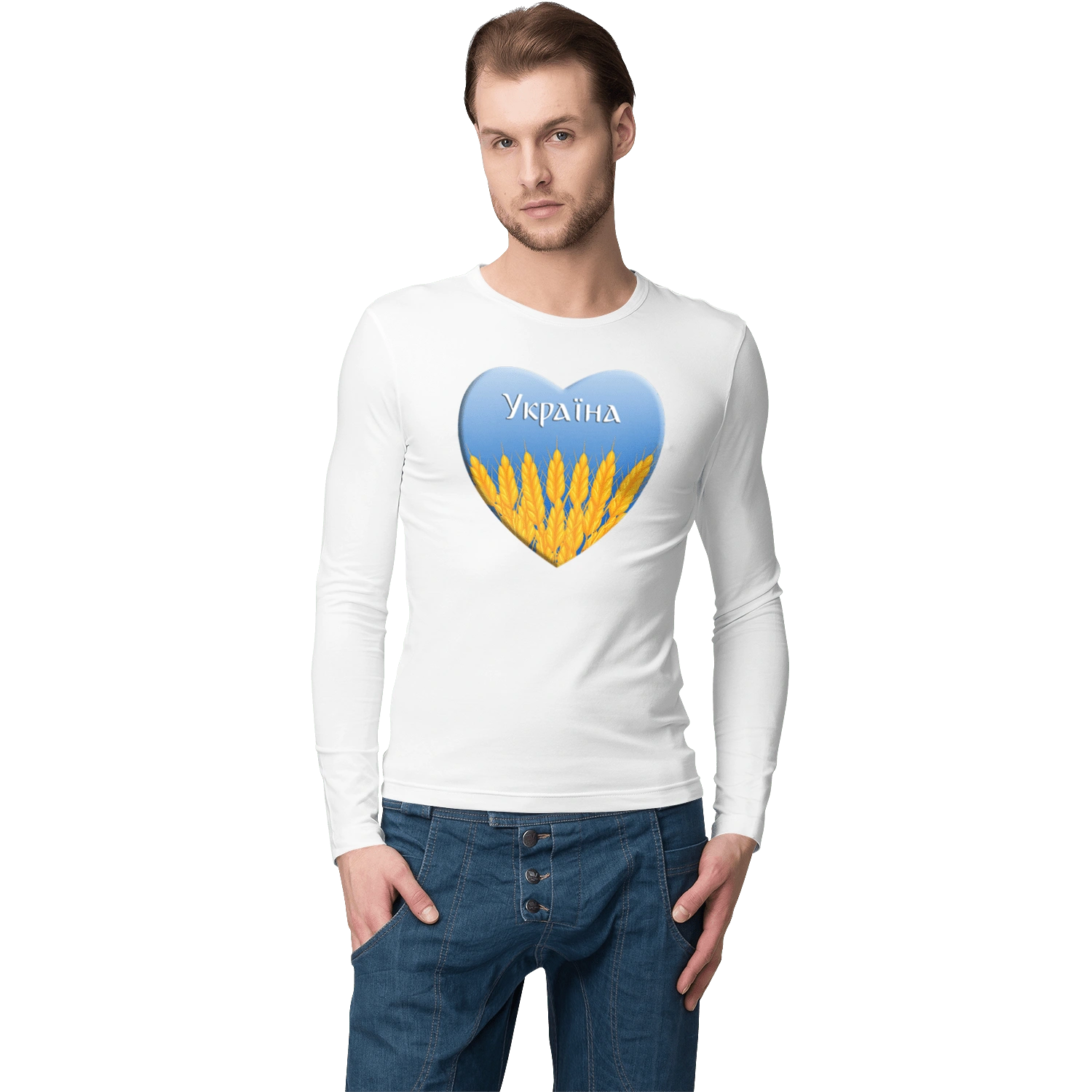 Серце з колосками Україна