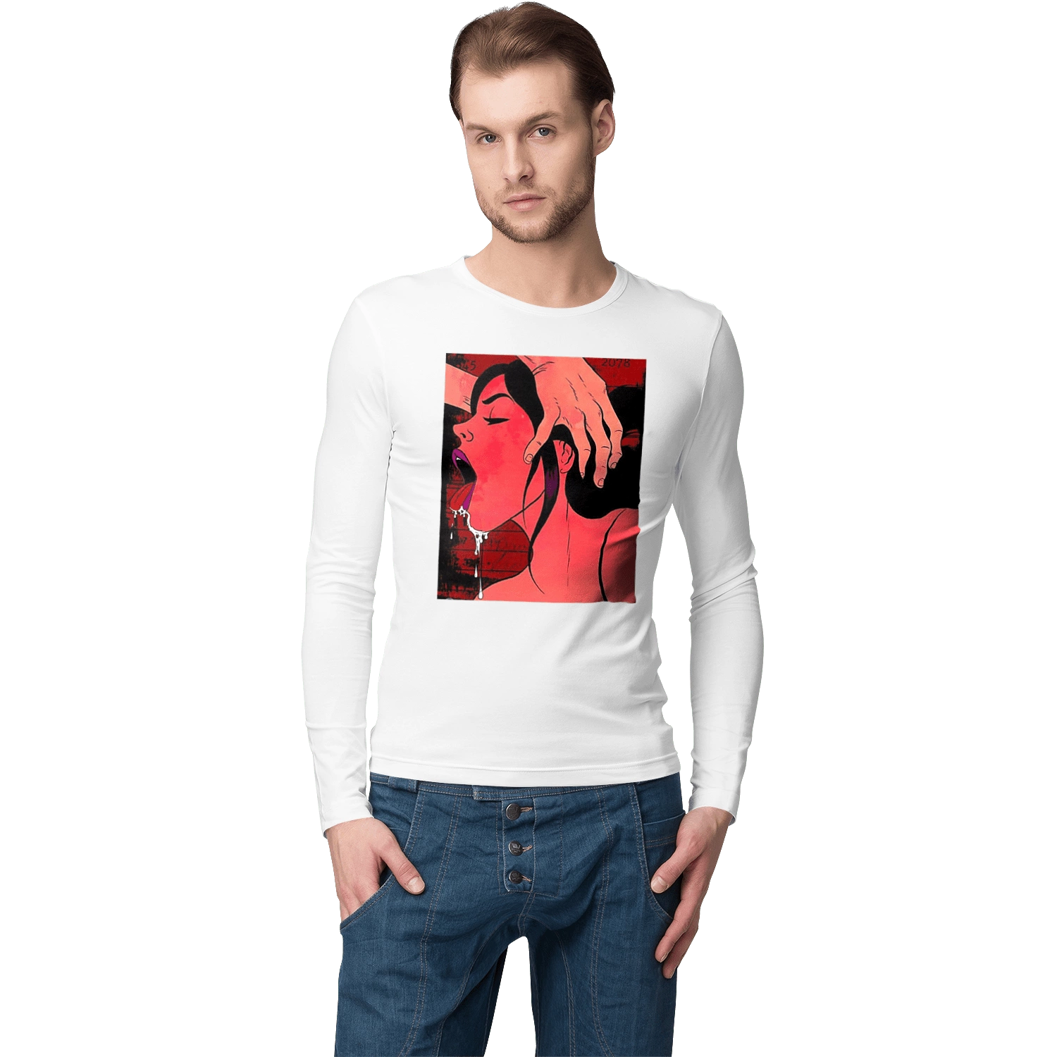 Girl Sucks With Saliva