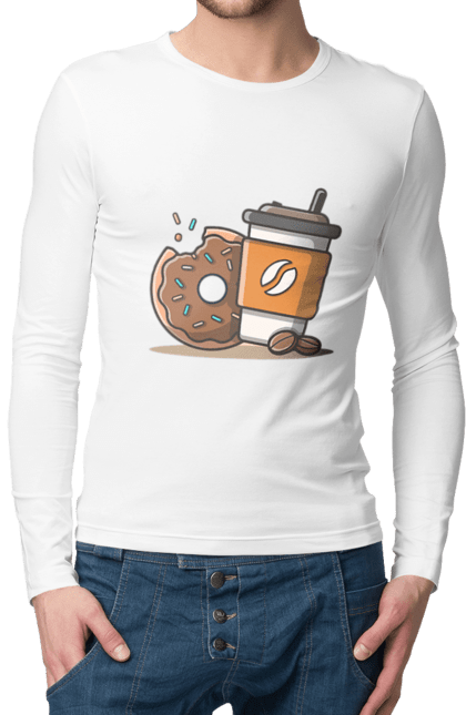 Чоловічий лонгслів з принтом "Їжа програміста". Angular, c, css, html, it, javascript, jquery, php, python, react, svelt, vue, айтишник, айті, гумор, код, кодувати, прогер, програміст, програмісти, ти ж, ти ж програміст, тиж програміст. 2070702