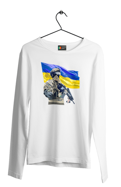 Men`s longsleeve with prints Armed Forces | Flag 2070702